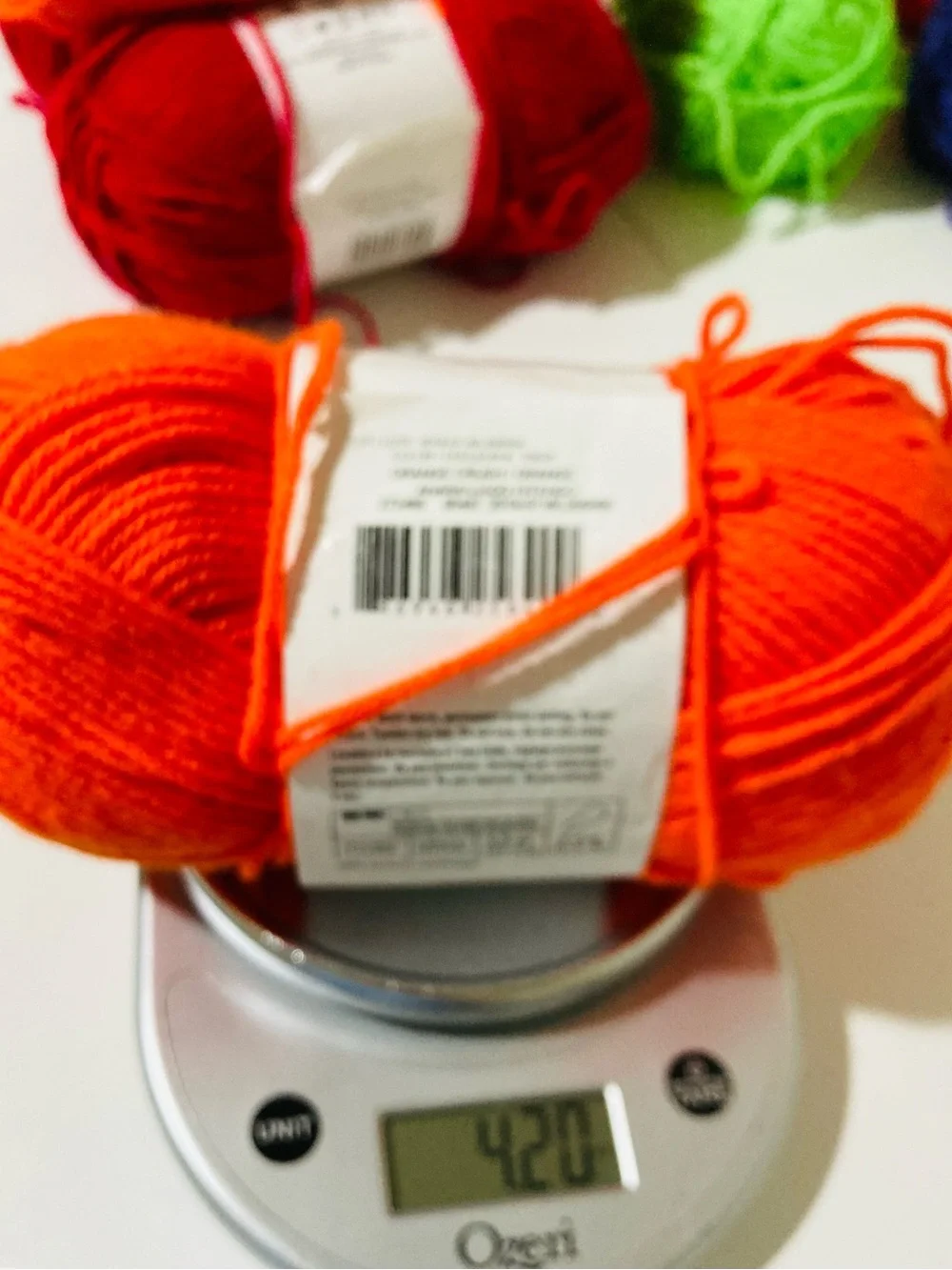 1310 g / 2 lb 14 oz 7 NWT + 4 Impeccable Acrylic Yarn Bundle - Bright Multicolor